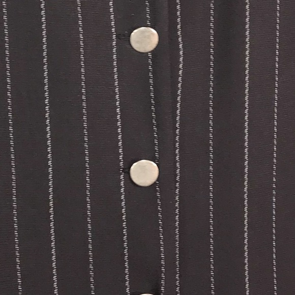 Vintage Pinstripes Classy Tunic Length Shirt - Picture 7 of 9